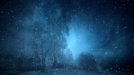 Dark Winter Background