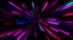 Speed colorful light bars tunnel