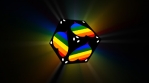 Pride heart Cube with volumetric lights