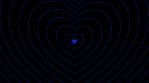 Heart tunnel lines motion background