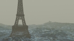 Post-Apocalyptic Eiffel Tower in Paris VJ Loop