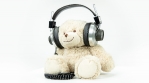 DJ Teddy Bear slowly rotating