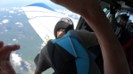 Skydiving - Opening door and jumping