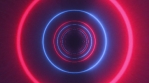 Eighties VHS Textured Circles Background Loop