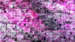 Wavy Pink Geometry and Abstract Cube Brick Pattern