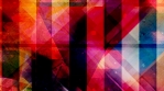 Abstract Geometric Patterns and Stripes with Flowing Cubes