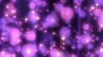 Beautiful Purple Pink Circular Bokeh Blur Particles Glowing Light