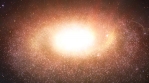 Rotating Swirling Spiral Galaxy Stars in Outer Space Spinning