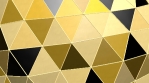 Shiny Metallic Black Gold Moving Triangle Grid Tile Shapes Graphic