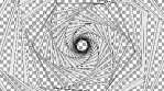 Monochrome Geo Spiral 01