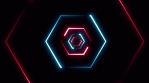 Abstract Neon Light Stroke Background Animation Loop