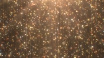 Beautiful Gold Glitter Particle Rain Falling Shimmers Sparkle Light