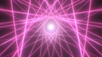 Retro Pink Synthwave Laser Beam Light Tunnel with Neon Glow Lines