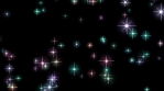 Sparkle Colorful and Brightness Stars Background