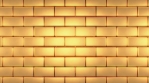 Shiny Golden Brick Wall Moving Slowly Minimal