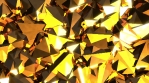 Icosahedrons Textured - Gold