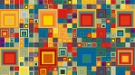 Retro Abstract Urban Pixel Pattern WIDE 06