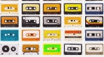 Stop motion of different cassette tapes