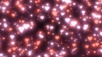 Love Heart Shape Valentine Romantic Abstract Bokeh Particles Glow