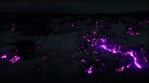 Purple glow lava snow low