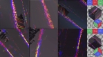 TV Glitch - Video-mapping  loops for Cubes - Angle: Pan 45 Tilt 45