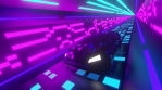 Low poly retro car tunnel swerve 3d.mov