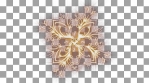 Elegant glowing prisma WARM lights Mandala formation