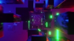 Colorful glow blocks straight zoom 3d.mov