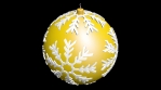 Christmas tree balls 3D animation.