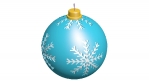 Christmas tree balls 3D animation.