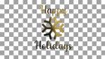 Happy Holidays- Golden Wishes