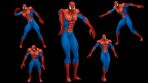 Dancing Spider-Man. 3D animation of Spider-Man. The amazing dance.
