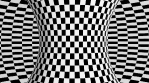 Abstract geometric optical illusion video.