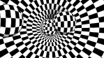 Abstract geometric optical illusion video.