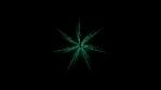 Flickering Star Shape Background Loop