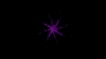 Flickering Star Shape Background Loop