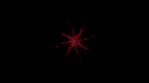 Flickering Star Shape Background Loop