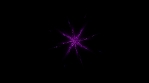Flickering Star Shape Background Loop