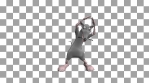 Dancing mouse. 3D realistic professional animation.