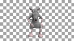 Dancing mouse. 3D realistic professional animation.