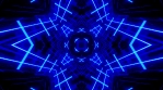 Vj Loop Blue Neon kaleidoscope 004