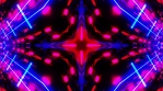 Vj Loop Blue Red Neon kaleidoscope 009