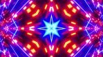 Vj Loop Blue Red Neon kaleidoscope 012