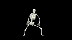 Dancing Skeleton 3D. 3D Skeleton Dance Animation.