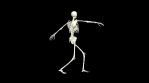 Dancing Skeleton 3D. 3D Skeleton Dance Animation.