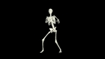 Dancing Skeleton 3D. 3D Skeleton Dance Animation.