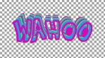 Wahoo Text - Acid Toon