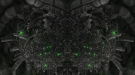 Folding fractal machine spiral green dots 3d.mov