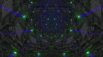 Industrial sci-fi hive mind purple rays 3d seamless loop