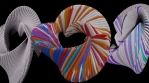 Abstract Multicolor Spirals